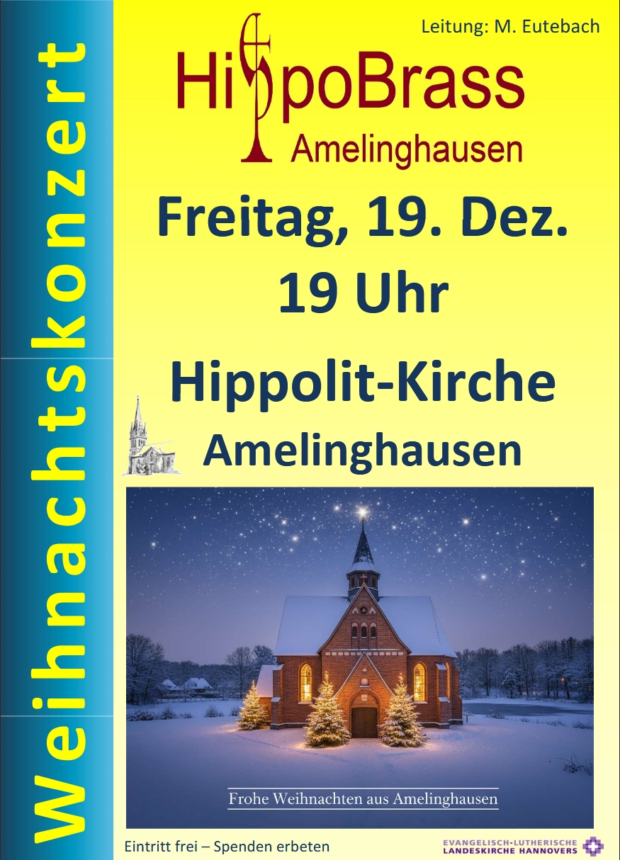 Plakat Weihnachtskonzert 2025
